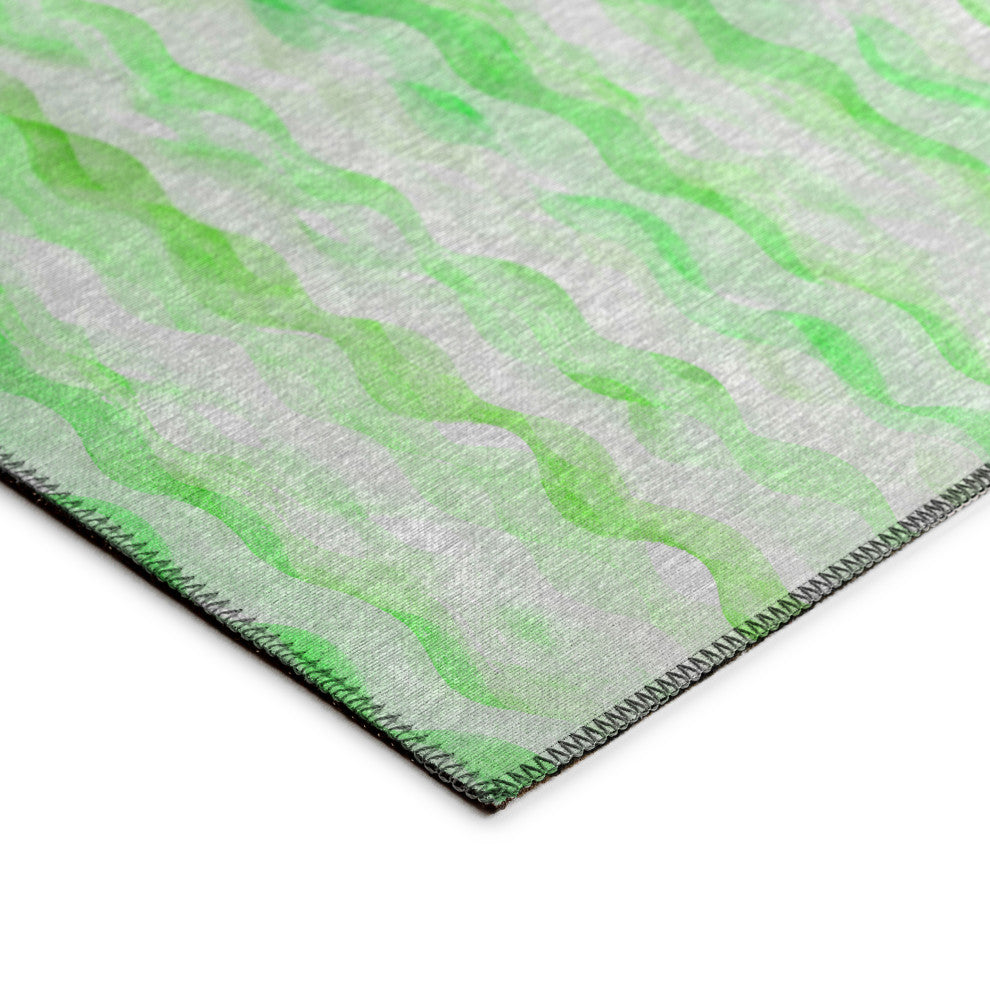 Indoor/Outdoor Seabreeze SZ16 Cactus Machine Washable 1'8" x 2'6" Rug