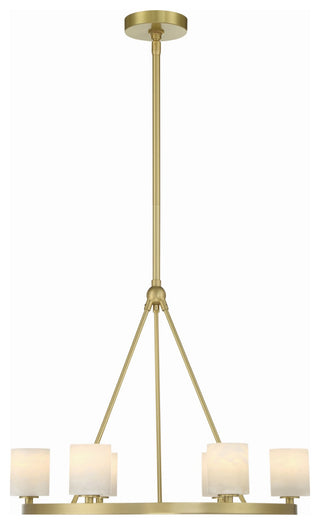 Crystorama Lighting Group ARA-10264-ST Aragon 6 Light 23"W LED - Matte Black