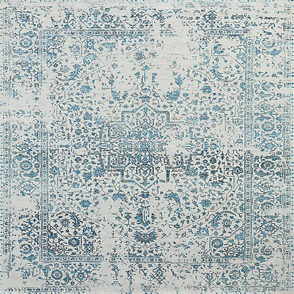 Ahgly Company Indoor Square Mid-Century Modern Area Rugs, 6' Square