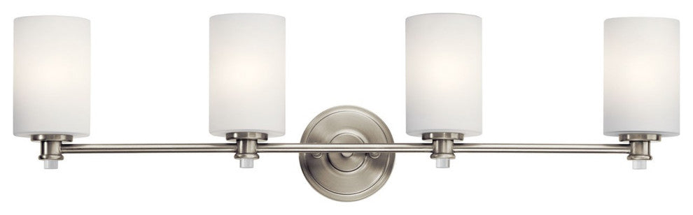 Kichler Joelson 4 Light Bath Light in Brushed Nickel