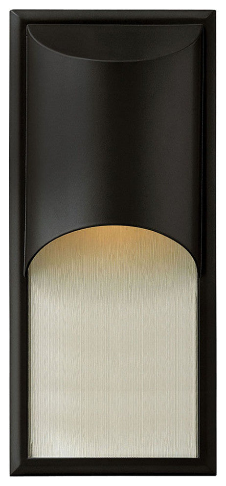 Hinkley Cascade Medium Wall Mount Lantern, Satin Black