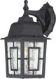 Nuvo 1-Light Banyon Outdoor Light Fixture, Textured Black