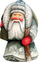 Here Comes Old World Santa, Woodcarved Figurine