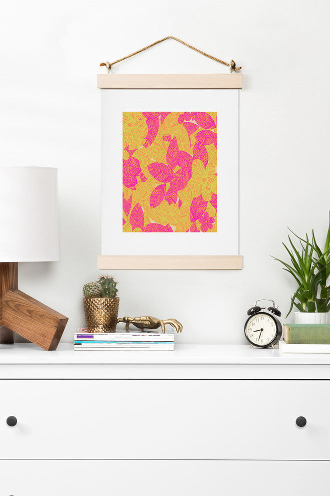 Deny Designs Aimee St Hill Geo Floral Art Print