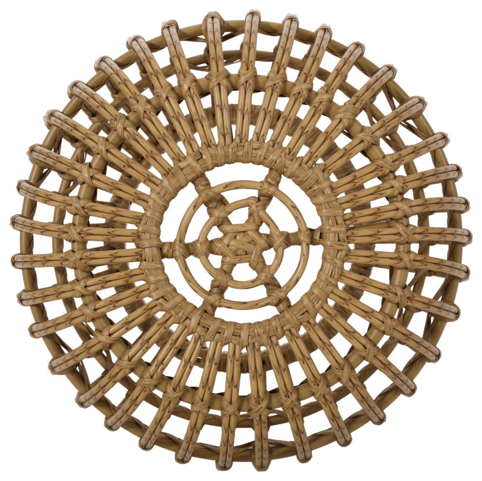 Whitetail Wicker Side Table