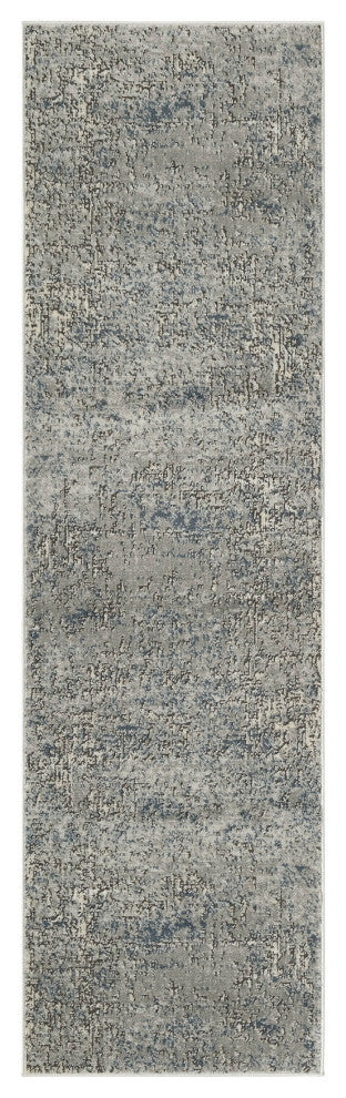 Nourison Quarry 2'2" x 7'6 Dark Grey Modern Indoor Rug