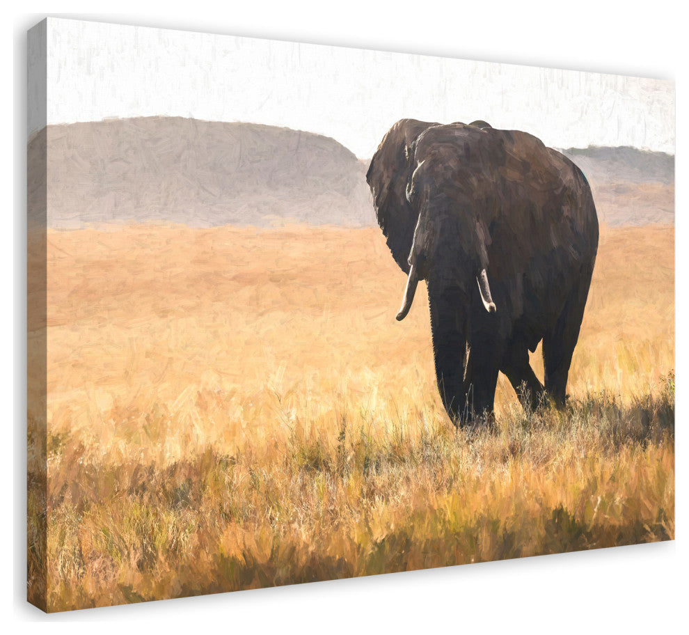 Elephant Landscape 40x30 Canvas