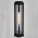 Brighton Park 18"H Outdoor Wall Light Textured Black