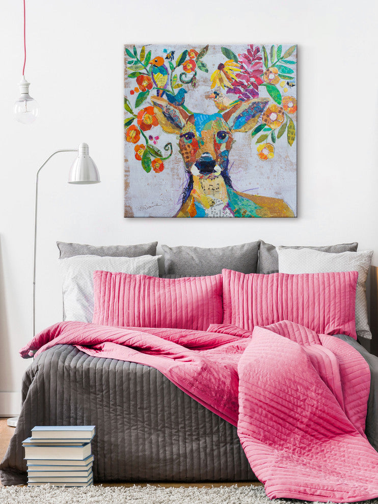 "Melody of Nature" Painting Print on Wrapped Canvas, 32x32