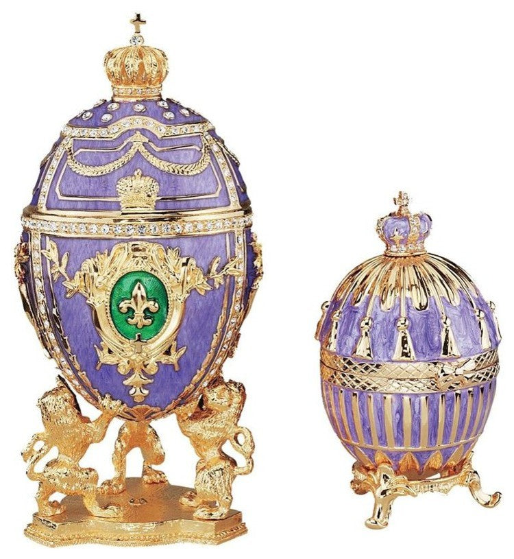 2-Piece Faberge Style Eggs