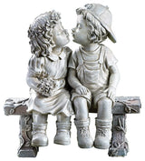 Kissing Couple Garden Sculpture
