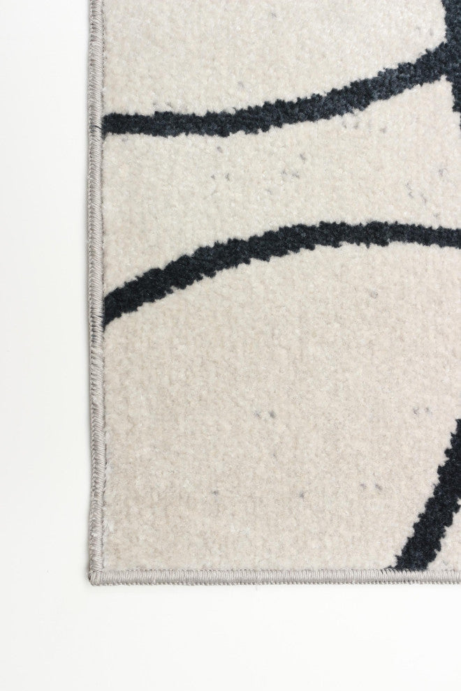 Aqua Terali Area Rug, Ivory, 8'x10'