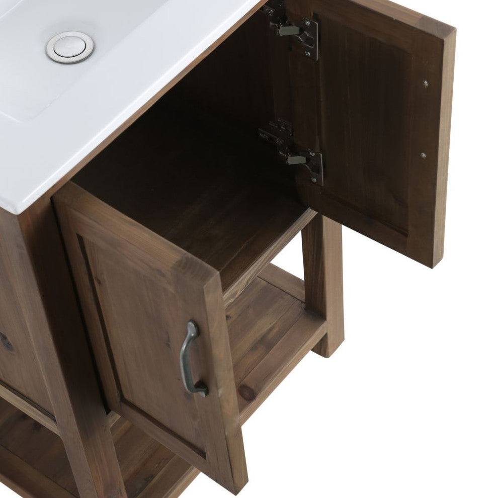 Austin Traditional Walnut 30" Single Sink Vanity