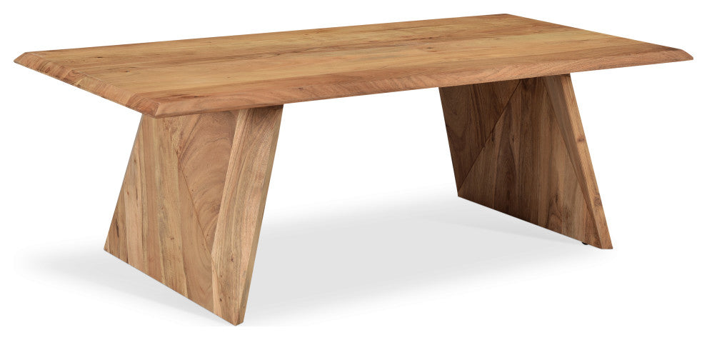 Live Edge Angled leg Coffee Table