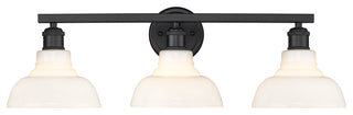 Golden Lighting 0305-BA3 VMG Carver 3 Light 28"W Bathroom Vanity - Matte Black