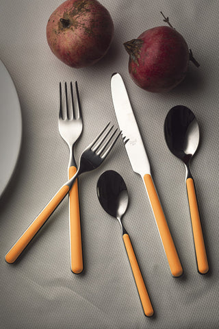Fantasia Flatware Set, Orange, 20 Pcs.