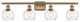 Innovations 516-4W-BB-G124-6-LED 4 Light Bath Vanity Light, Brushed Brass