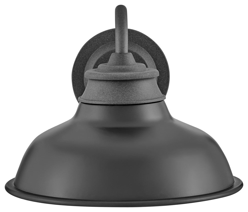 Hinkley Wallace Small Gooseneck Barn Light, Aged Zinc