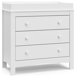 Graco Noah 3 Drawer Chest With Changing Topper, White