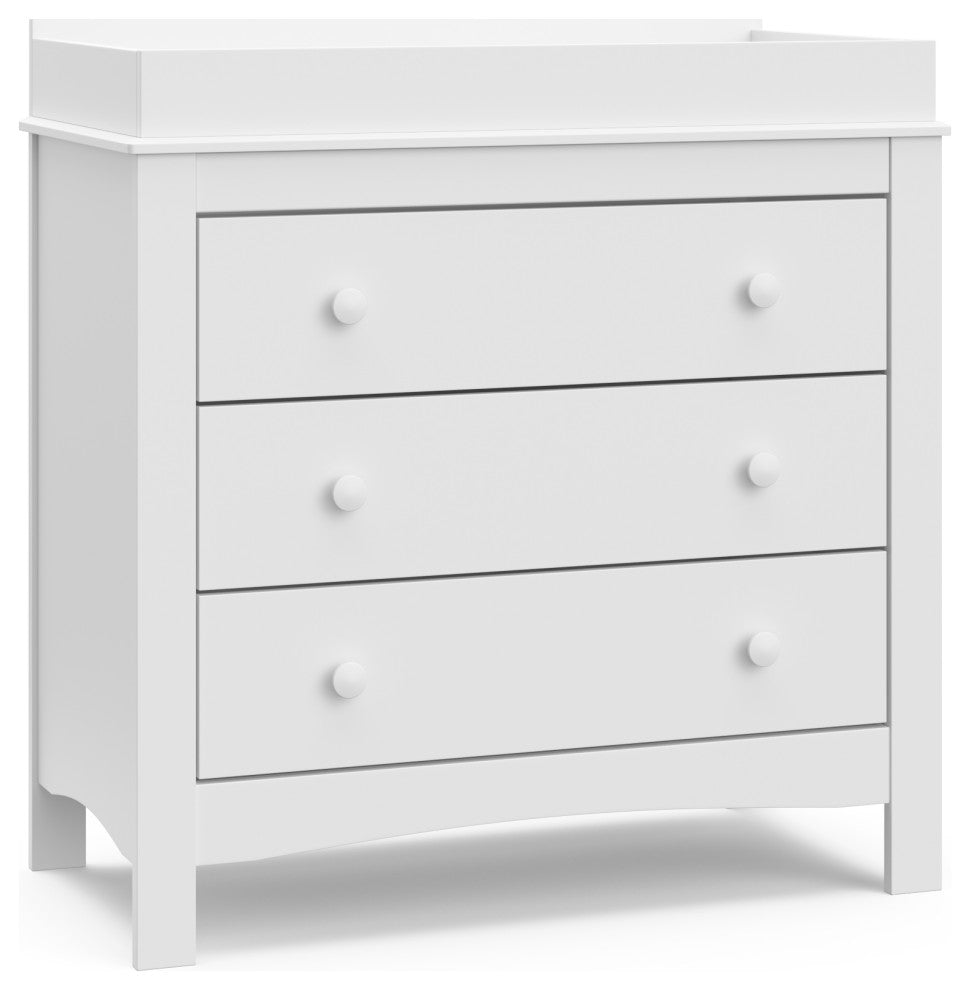 Graco Noah 3 Drawer Chest With Changing Topper, White