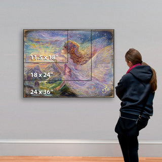 Aurora Wall and Table Top Wooden Decor, 48x36