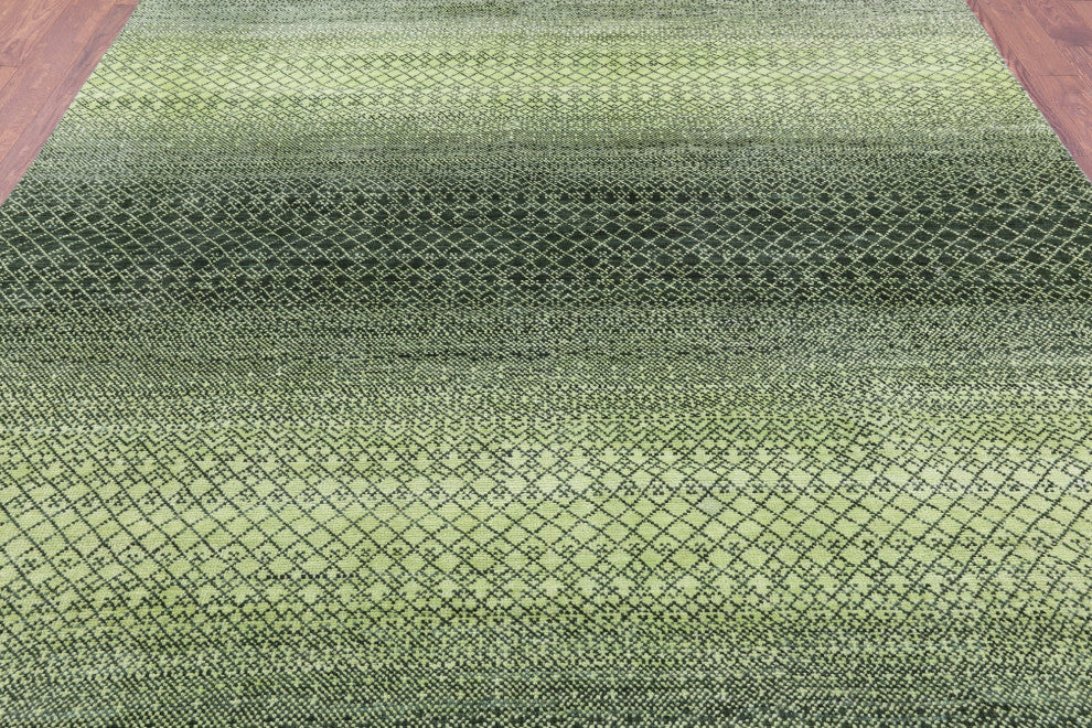 Savannah Grass Handmade Wool Rug 8' 0" X 9' 11" - Q13213