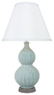 Aspen Creative 40186-11, 25" High Ceramic Table Lamp, Light Blue