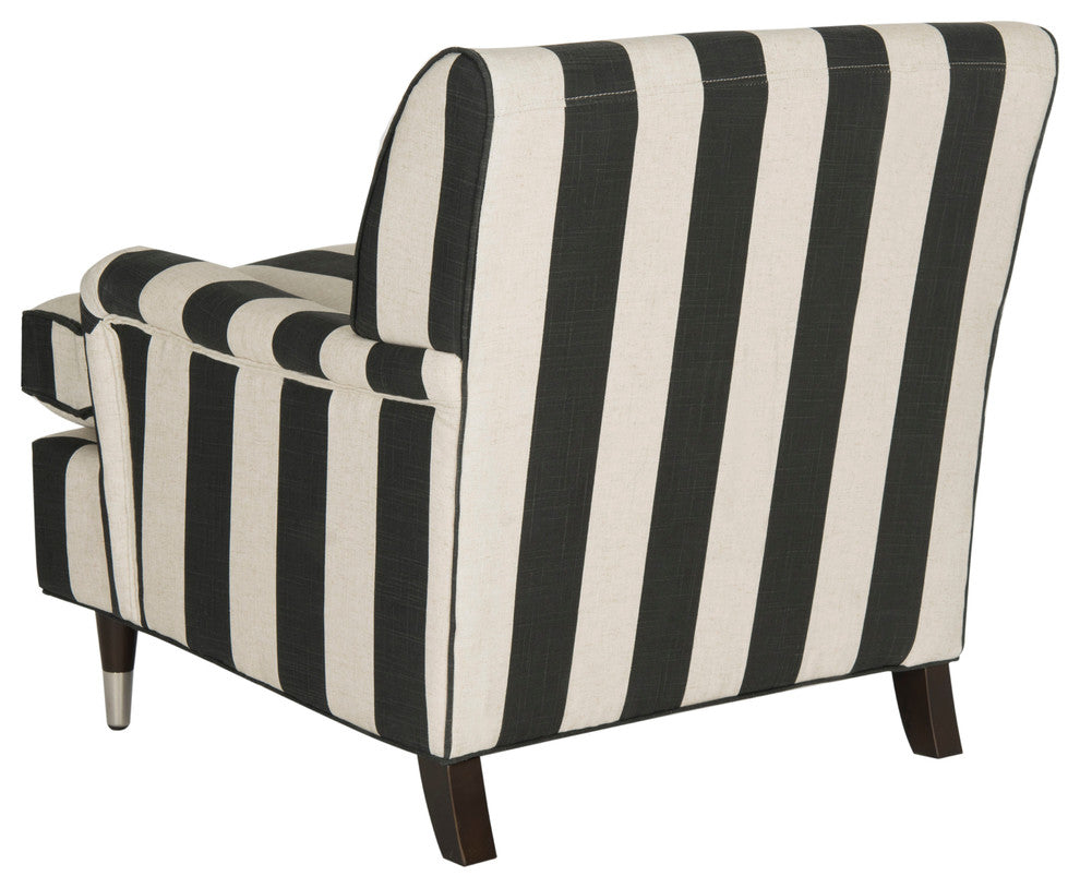 Safavieh Chloe Club Chair, Black, White