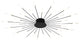 Brugg | Modern LED Dandelion Ceiling Light, Gold, 12 Heads