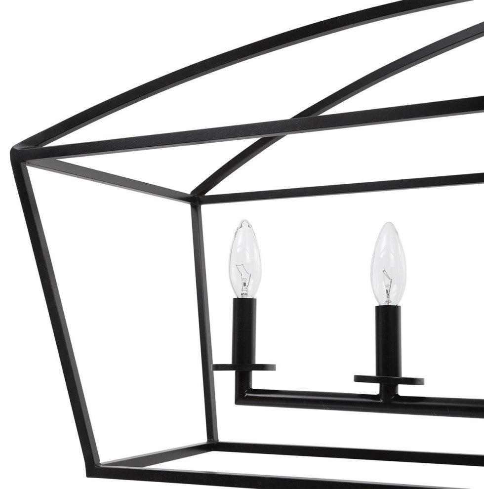 Uttermost Clayton 6 Light Linear Chandelier 21348