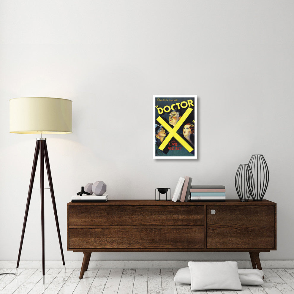 "Vintage Film Posters: Doctor X" Digital Paper Print, 18"x26"