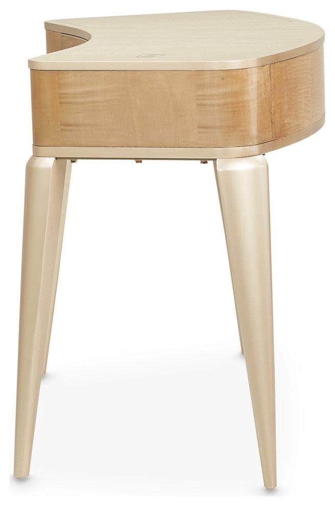 Malibu Crest Wood Vanity with Mirror - Blush