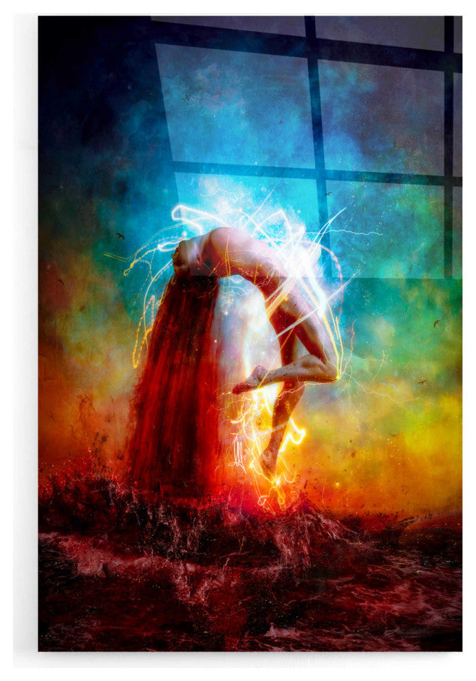 Epic Art 'Electricity' by Mario Sanchez Nevado, Acrylic Glass Wall Art, 16"x24"