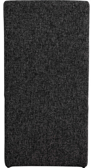 Benson Upholstered Dining Chair, Black, Linen Texured Fabric