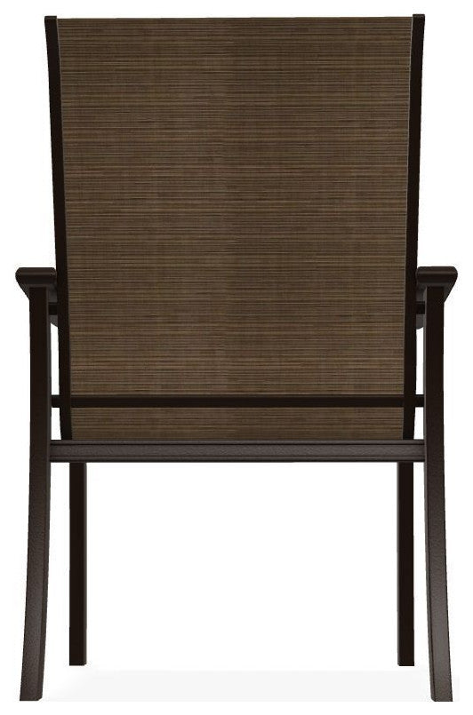 St. Catherine Sling Outdoor Armchair, Bark/Kona