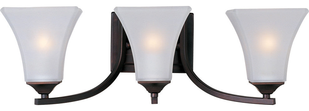 Maxim Aurora 3-Light Bath Vanity Oil Rubbed Bronze - 20100FTOI