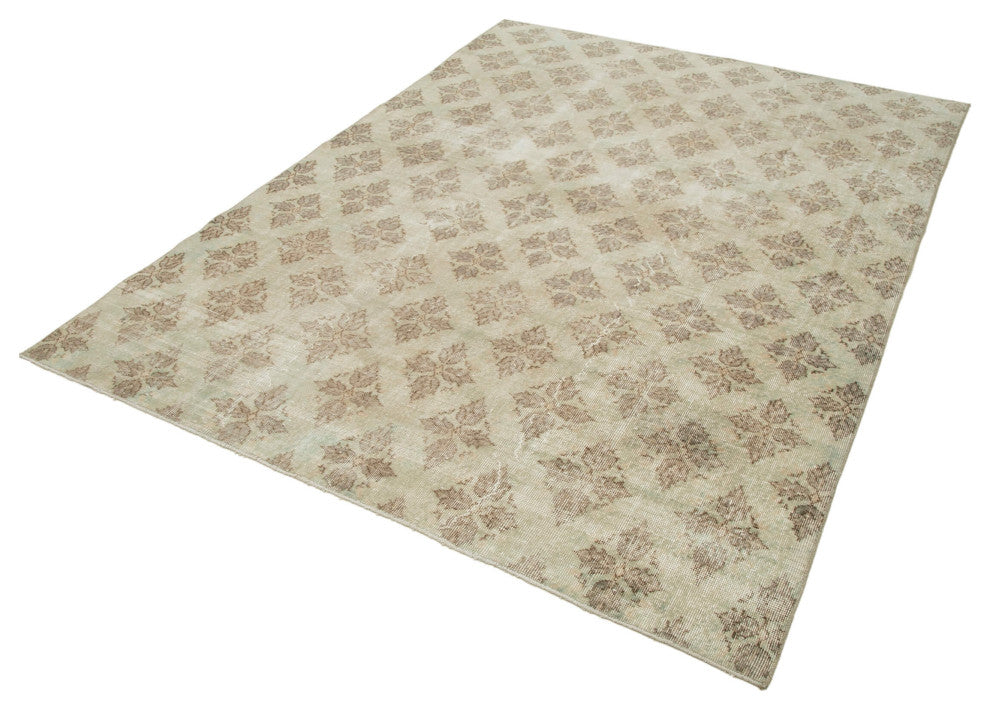 Rug N Carpet - Handwoven Anatolian 6' 6'' x 8' 11'' Decorative Vintage Rug