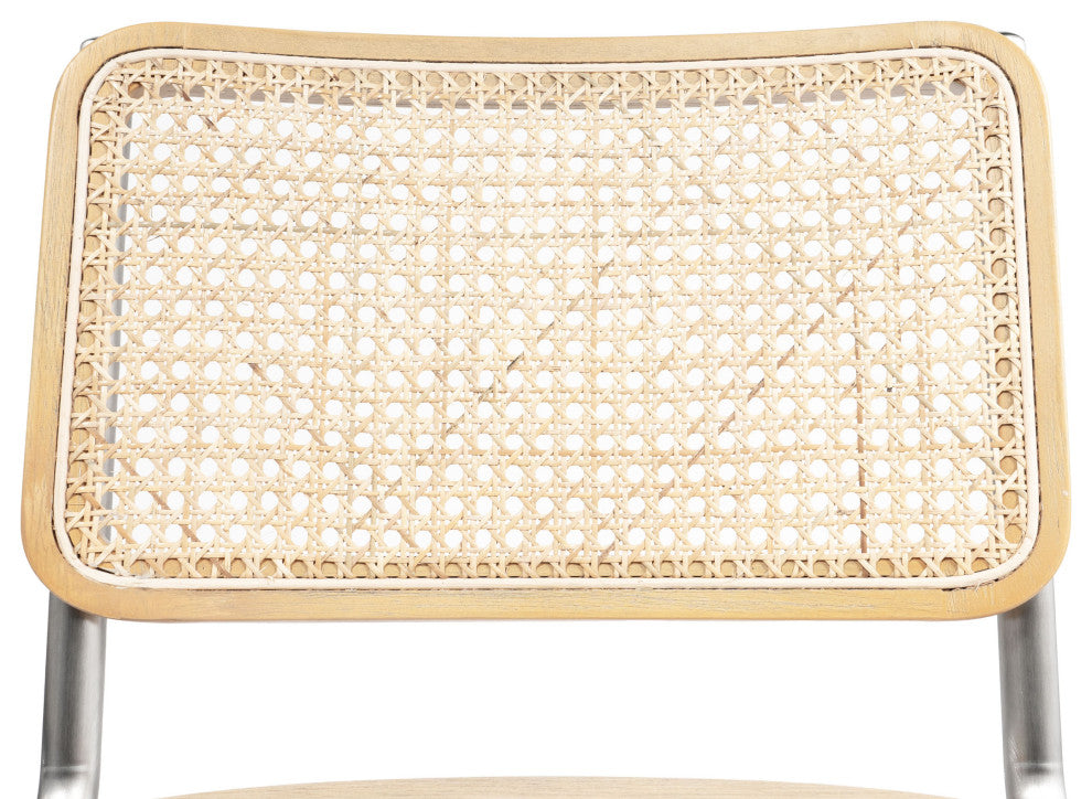 Arwan Natural Cane Dining Side Chair, Set of 2
