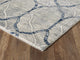 Abani Arto ART130A Geometric Trellis Ivory and Grey Area Rug