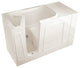 MediTub Walk-In 30 x 53 Left Drain Biscuit Air Jetted Walk-In Bathtub