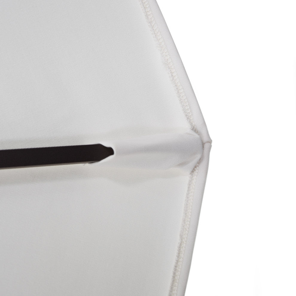 11' Aluminum Umbrella Collar Tilt Bronze, Natural