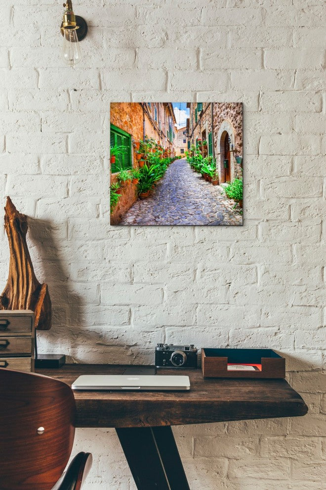 Epic Graffiti "Vecino I" Giclee Canvas Wall Art, 12"x12"