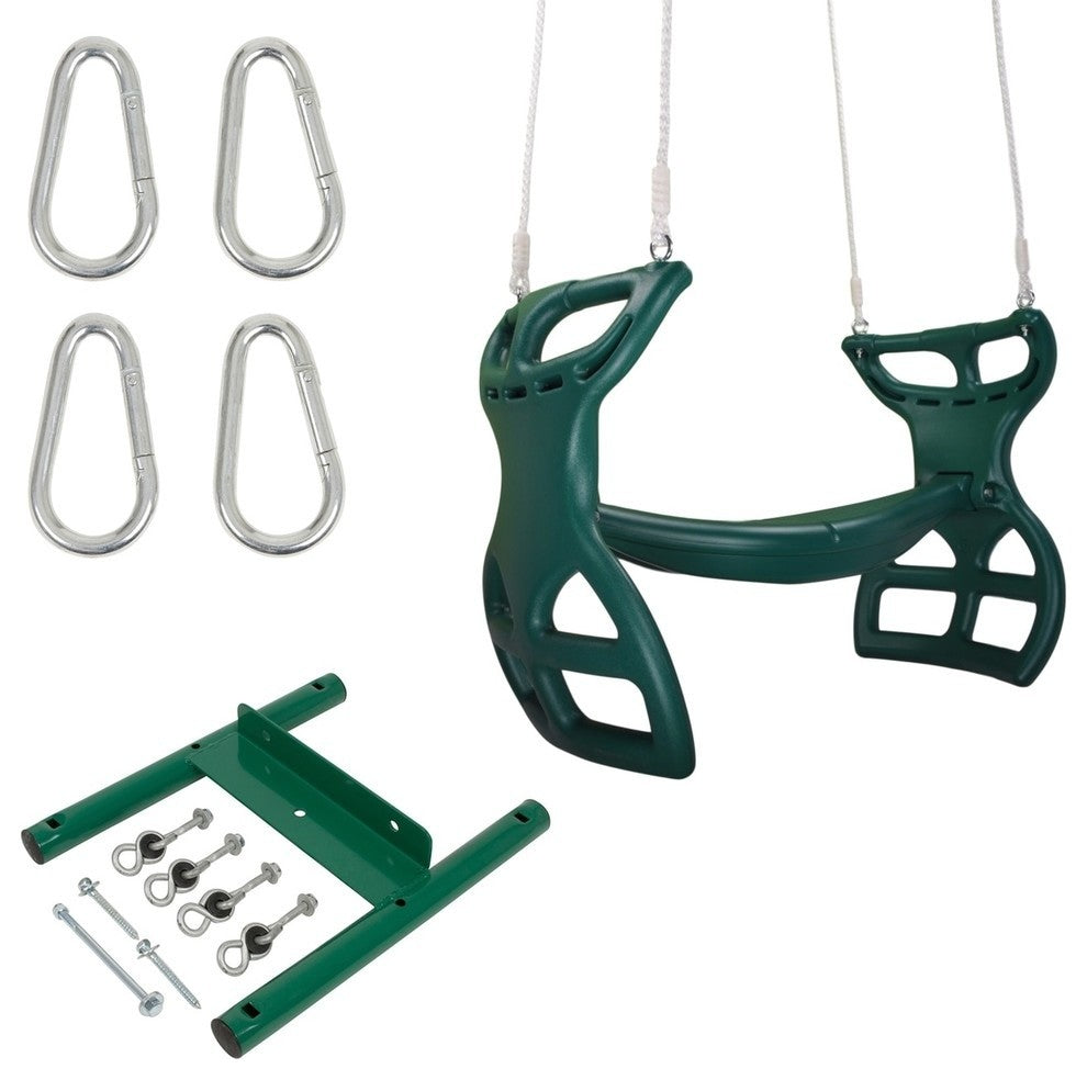 Swing Set Stuff Glider with Rope Kit Green