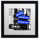 Philippe Hugonnard 'NYC Signs' Matted Framed Art, 16x16