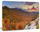 Endless Forests in Fall Panorama, Landscape Canvas Art Print, 20"x12"