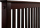 Mission Style Platform Bed, Cappuccino, Full