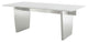 Aiden Black Wood Vein Stone Dining Table, HGNA567