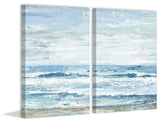 Ride the Waves Diptych, 48"x36"