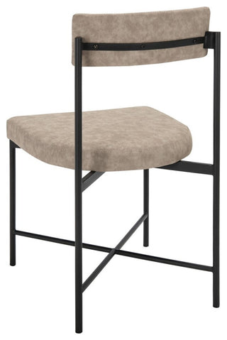 Safavieh Archer Dining Chair, Light Grey/Black