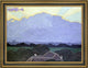 Felix Vallotton Cloud at Romanel Framed Premium Canvas Print, 18"x24"